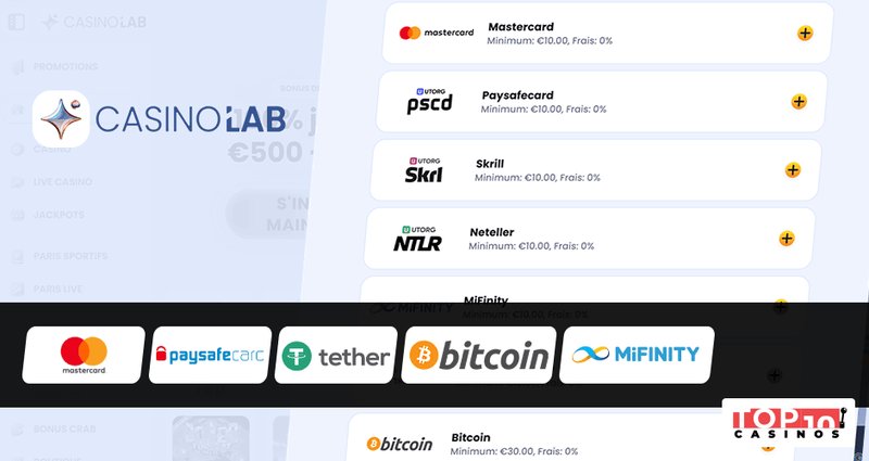 Panoramica di casinolab bonus code